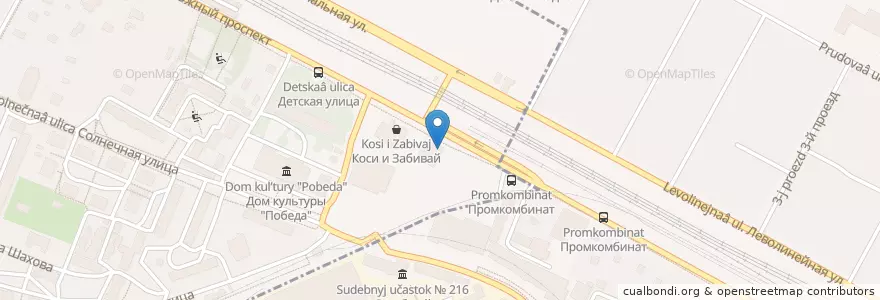 Mapa de ubicacion de кафе-бар-шашлычная "Эллада" en Rusia, Distrito Federal Central, Óblast De Moscú, Раменский Городской Округ.