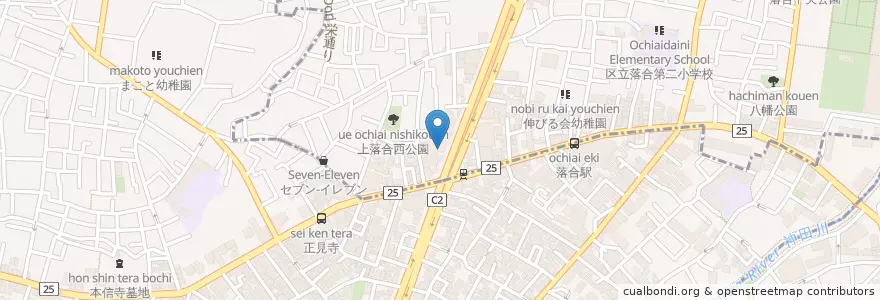 Mapa de ubicacion de 日本海庄屋 en Japonya, 東京都, 中野区.