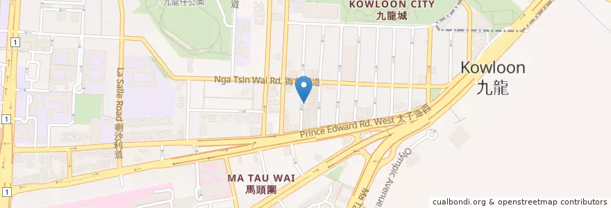 Mapa de ubicacion de HSBC en چین, گوانگ‌دونگ, هنگ‌کنگ, کاولون, 新界 New Territories, 九龍城區 Kowloon City District.