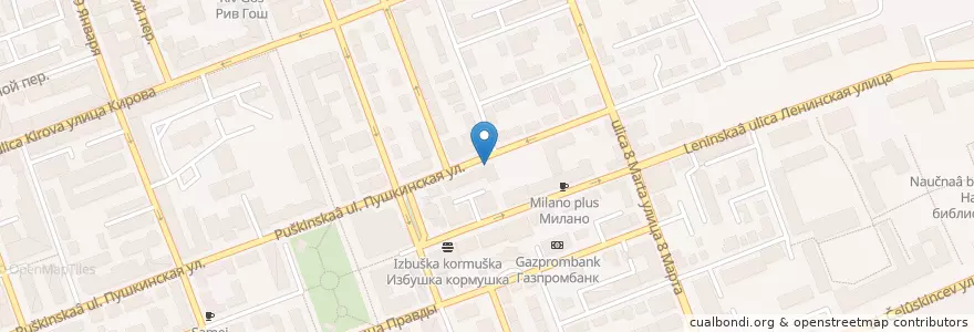 Mapa de ubicacion de Вуаль, арт-кафе en ロシア, 沿ヴォルガ連邦管区, オレンブルク州, オレンブルク管区.