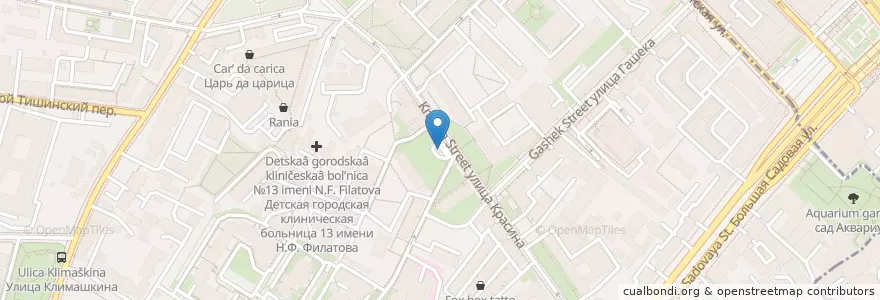 Mapa de ubicacion de Газпромнефть en Russia, Distretto Federale Centrale, Москва, Центральный Административный Округ, Пресненский Район.