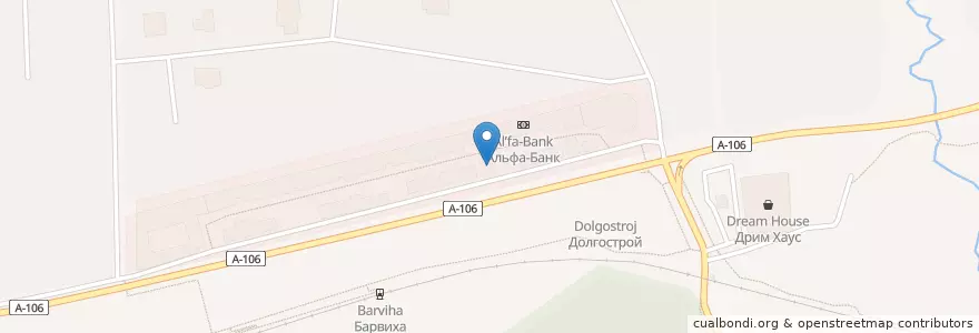 Mapa de ubicacion de Laboring Москва en Россия, Центральный Федеральный Округ, Московская Область, Одинцовский Городской Округ.