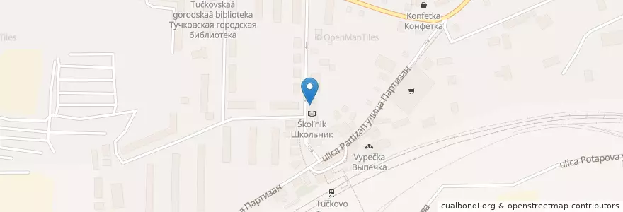 Mapa de ubicacion de Спорт-бар en Rusia, Distrito Federal Central, Óblast De Moscú, Рузский Городской Округ.