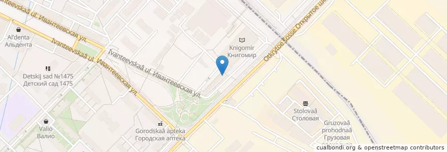 Mapa de ubicacion de Норма en 俄罗斯/俄羅斯, Центральный Федеральный Округ, Москва, Восточный Административный Округ, Район Метрогородок.