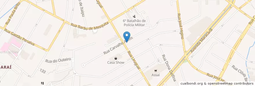 Mapa de ubicacion de Hospital São Victor en 巴西, 东南部, 里約熱內盧, Região Metropolitana Do Rio De Janeiro, Região Geográfica Imediata Do Rio De Janeiro, Região Geográfica Intermediária Do Rio De Janeiro, 里约热内卢.
