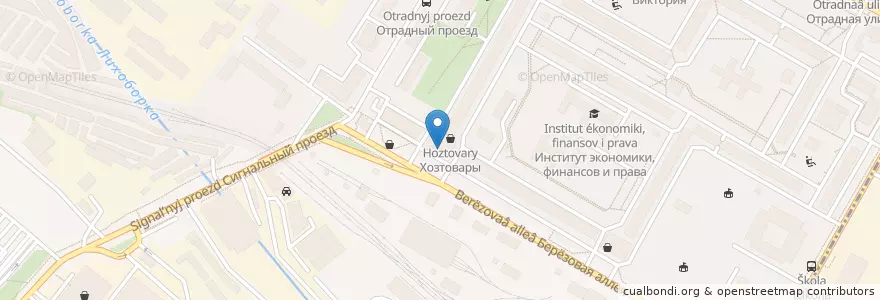 Mapa de ubicacion de Аптека на Берёзовой en 俄罗斯/俄羅斯, Центральный Федеральный Округ, Москва, Северо-Восточный Административный Округ.