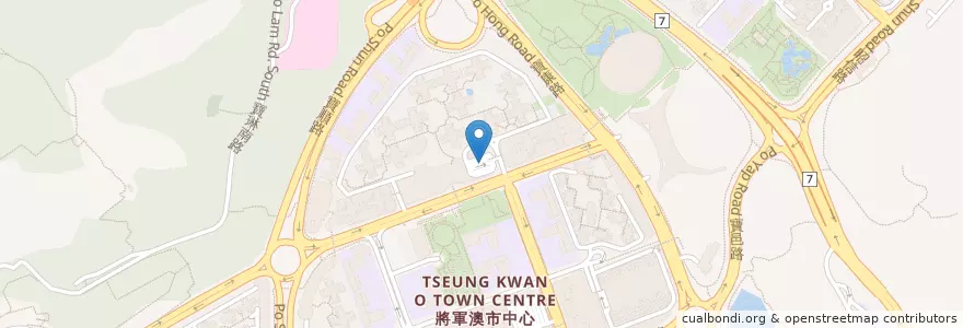 Mapa de ubicacion de 尚德總站 Sheung Tak Bus Terminus en Cina, Guangdong, Hong Kong, Nuovi Territori, 西貢區 Sai Kung District.