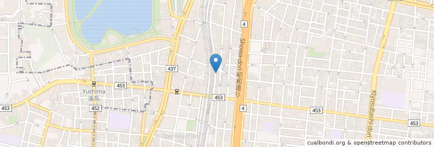 Mapa de ubicacion de まぐろ人 en 日本, 東京都, 台東区.