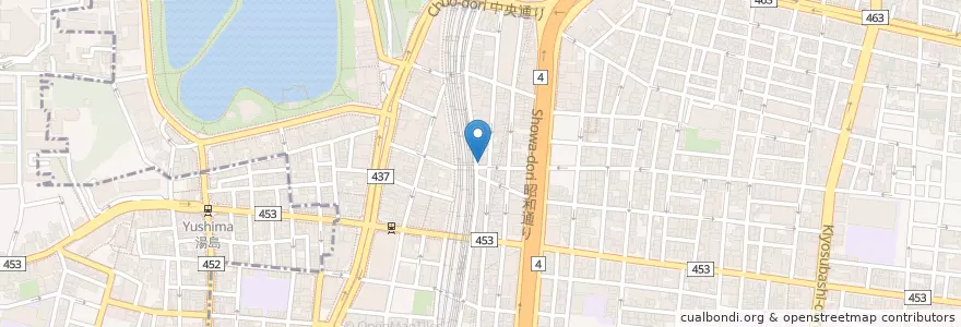 Mapa de ubicacion de キッチン台栄 en 日本, 東京都, 台東区.