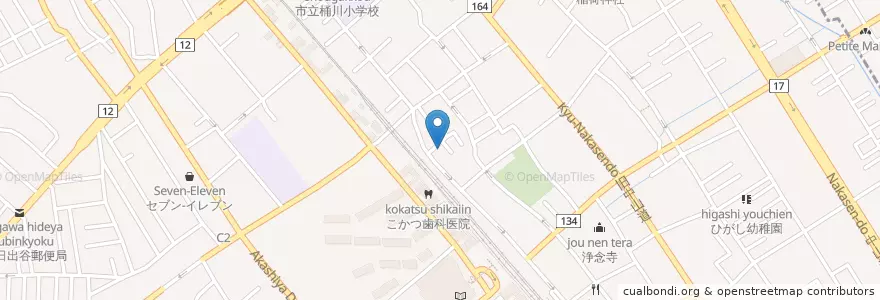 Mapa de ubicacion de たかだ歯科医院 en Japão, 埼玉県, 桶川市.