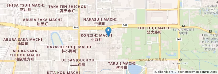 Mapa de ubicacion de japanese food Happo en Japan, Nara Prefecture, Nara.
