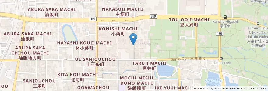 Mapa de ubicacion de Tanoshiya en Japan, Nara Prefecture, Nara.