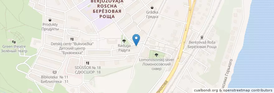 Mapa de ubicacion de Здоровый город en Rusland, Centraal Federaal District, Oblast Voronezj, Городской Округ Воронеж.