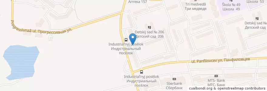 Mapa de ubicacion de Отделение связи 680051 en 俄罗斯/俄羅斯, 远东联邦管区, 哈巴罗夫斯克边疆区, 伯力市.