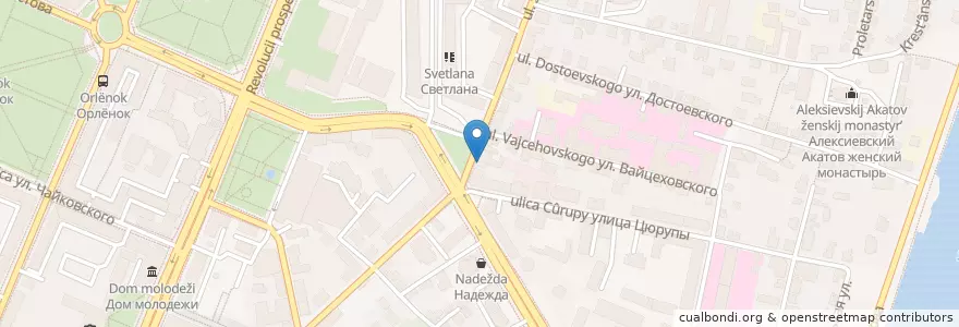Mapa de ubicacion de Фармстиль en Russia, Distretto Federale Centrale, Oblast' Di Voronež, Городской Округ Воронеж.