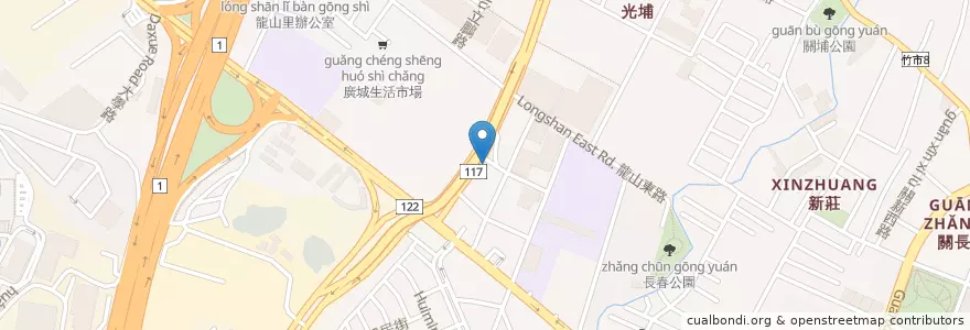 Mapa de ubicacion de 二十六區居酒屋 en Taiwan, Taiwan Province, Hsinchu, East District.
