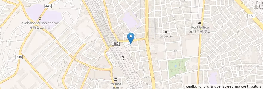 Mapa de ubicacion de Matsukiyo en Japan, Tokyo, Kita.