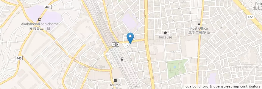 Mapa de ubicacion de 梅の木 en Япония, Токио, Кита.