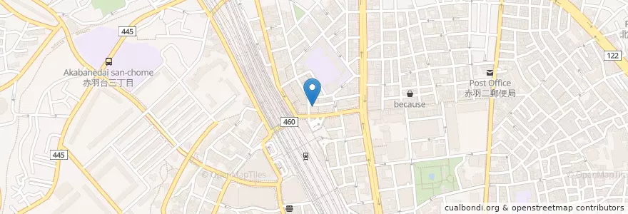 Mapa de ubicacion de 金の蔵 en Япония, Токио, Кита.
