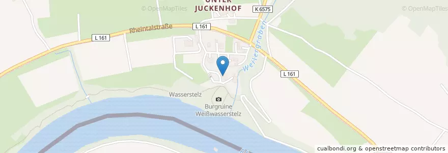 Mapa de ubicacion de Gästehaus Hotel Gaststube Wasserstelz en Almanya, Baden-Württemberg, Hohentengen Am Hochrhein, Regierungsbezirk Freiburg, Landkreis Waldshut, Verwaltungsverband Küssaberg, Hohentengen Am Hochrhein.