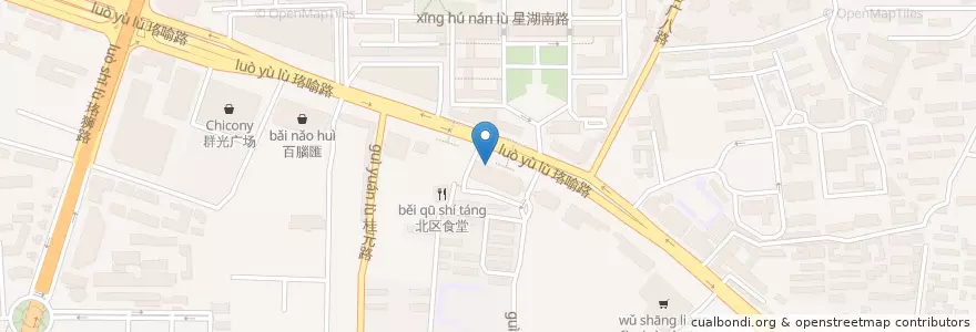 Mapa de ubicacion de 傣妹火锅 en Chine, Hubei, Wuhan, District De Hongshan, 珞南街道.