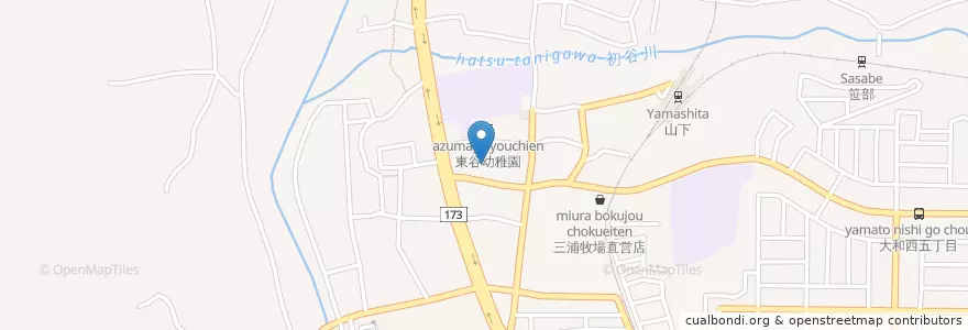 Mapa de ubicacion de 東谷行政センター en اليابان, 兵庫県, 川西市.