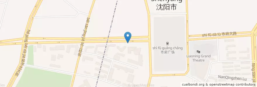 Mapa de ubicacion de McDonald's en 중국, 랴오닝성, 선양시, 선허구, 朱剪炉街道.
