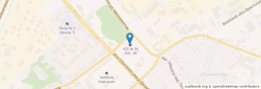 Mapa de ubicacion de ННК, АЗС № 34 en 俄罗斯/俄羅斯, 远东联邦管区, 哈巴罗夫斯克边疆区, 伯力市.