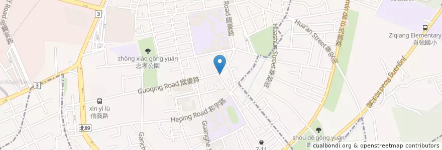 Mapa de ubicacion de 滷底撈 en Taiwan, 新北市, 板橋區.