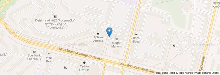 Mapa de ubicacion de Почтовое отделение "Обнинск 9" en Rusia, Distrito Federal Central, Óblast De Kaluga, Городской Округ Обнинск.