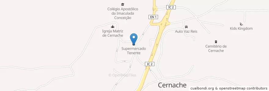 Mapa de ubicacion de Farmácia Lidel en Portekiz, Centro, Baixo Mondego, Coimbra, Coimbra, Cernache.