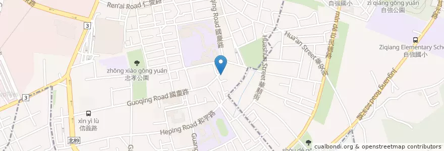 Mapa de ubicacion de 長青連鎖藥局 en Tayvan, 新北市, 板橋區.