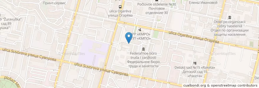 Mapa de ubicacion de Престиж en Russia, Distretto Federale Centrale, Калужская Область, Городской Округ Калуга.