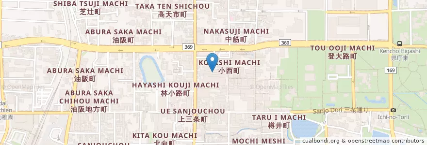 Mapa de ubicacion de The Olive Dining en 日本, 奈良県/奈良縣, 奈良市.