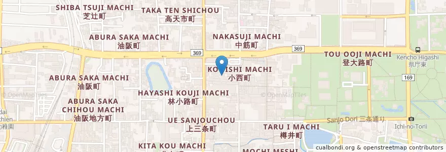 Mapa de ubicacion de ラジスカーナ (Rajisukana) en 日本, 奈良県/奈良縣, 奈良市.