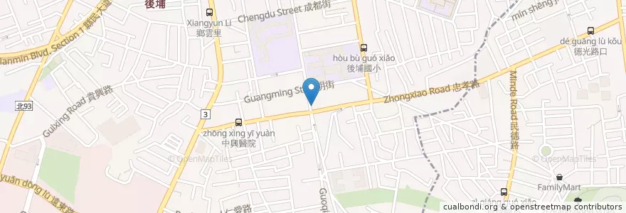 Mapa de ubicacion de 福星耳鼻喉科 en Taïwan, Nouveau Taipei, Panchiao.