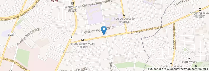 Mapa de ubicacion de 錢都日式涮涮鍋 en تایوان, 新北市, 板橋區.