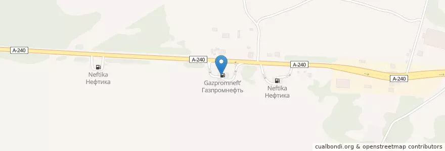 Mapa de ubicacion de Газпромнефть en Russland, Föderationskreis Zentralrussland, Oblast Brjansk, Злынковский Район, Злынковское Городское Поселение.