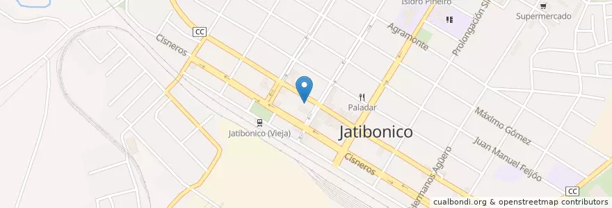 Mapa de ubicacion de Correo Jatibonico en کوبا, Sancti Spiritus, Jatibonico.