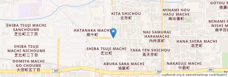 Mapa de ubicacion de 藤井質店 駐車場 en Japan, 奈良県, Nara.
