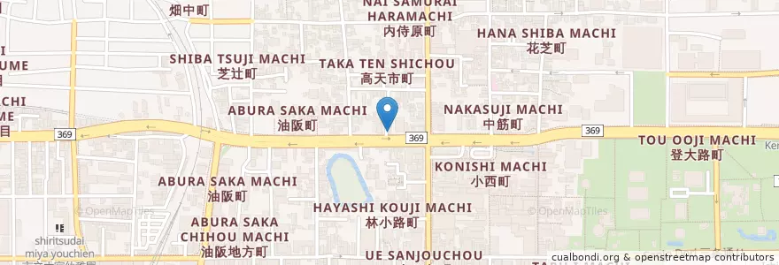 Mapa de ubicacion de 教行寺 en 日本, 奈良県/奈良縣, 奈良市.