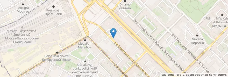 Mapa de ubicacion de Суп-кафе en روسيا, Центральный Федеральный Округ, Москва, Центральный Административный Округ, Тверской Район.