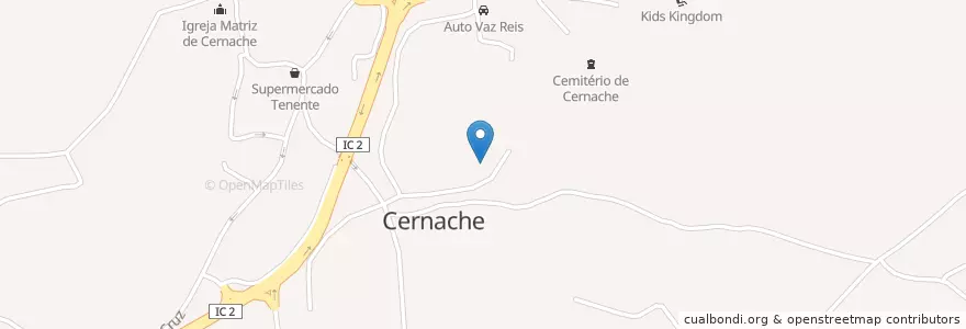 Mapa de ubicacion de Centro de Saúde de Cernache en Portugal, Centro, Baixo Mondego, Coimbra, Coimbra, Cernache.