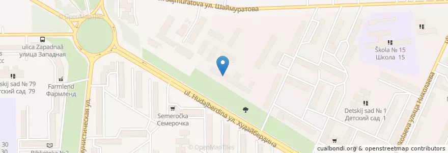 Mapa de ubicacion de Башкирский лицей-интернат №3 en Russland, Föderationskreis Wolga, Baschkortostan, Stadtkreis Sterlitamak.