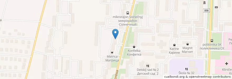 Mapa de ubicacion de Есенин en Rusland, Приволжский Федеральный Округ, Basjkirostan, Городской Округ Стерлитамак.