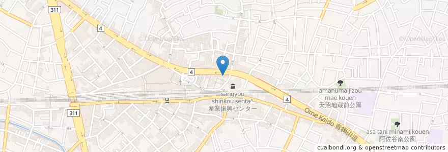 Mapa de ubicacion de 春木屋 en Japonya, 東京都, 杉並区.