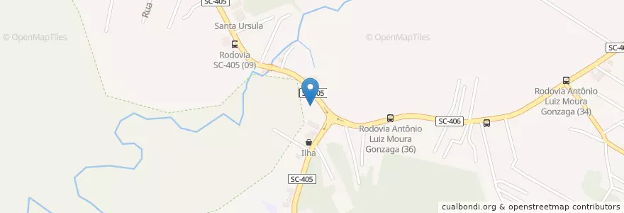 Mapa de ubicacion de Estela en Brezilya, Güney Bölgesi, Santa Catarina, Microrregião De Florianópolis, Região Geográfica Intermediária De Florianópolis, Florianópolis.