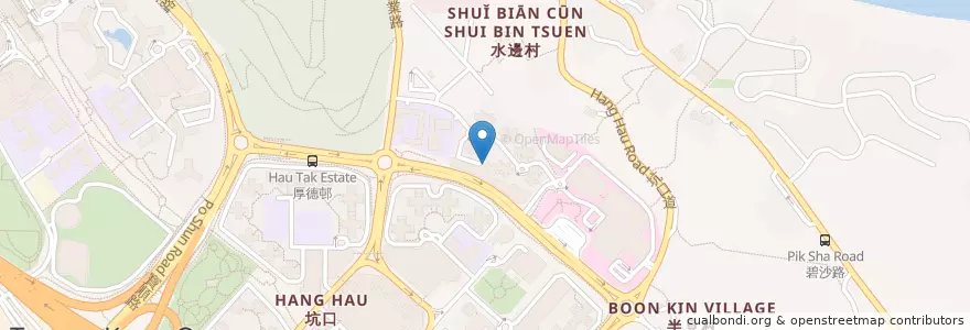 Mapa de ubicacion de Fu Ning Garden Commercial Complex Car Park en Çin, Guangdong, Hong Kong, Yeni Bölgeler, 西貢區 Sai Kung District.