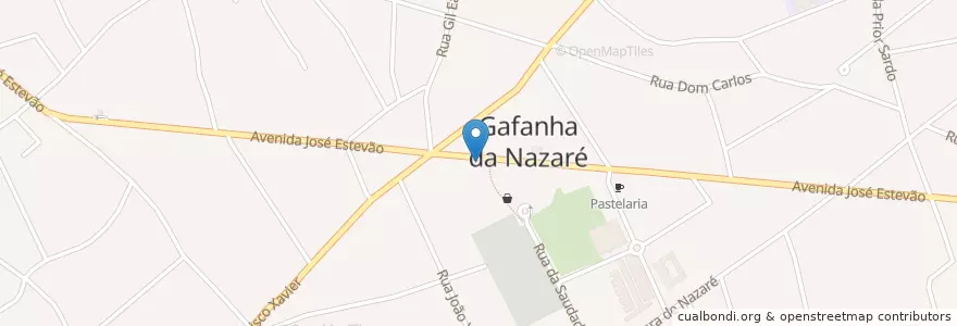 Mapa de ubicacion de Igreja Matriz da Gafanha da Nazaré en البرتغال, آويرو, الوسطى, فوغا السفلى, Ílhavo, Gafanha Da Nazaré.