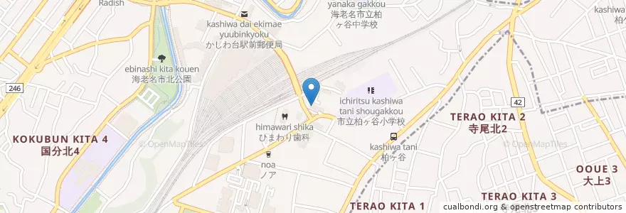 Mapa de ubicacion de アイリス en اليابان, كاناغاوا, 海老名市.